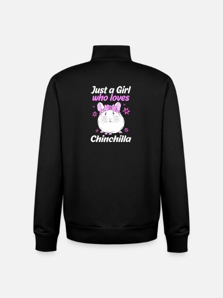 Chinchilla - Unisex Organic Zip Sweatshirt by Stanley/Stella - black