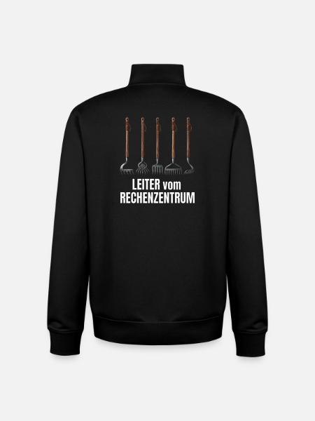 Leiter Vom Rechenzentrum Gartenarbeit Gärtner - Unisex Organic Zip Sweatshirt von Stanley/Stella - Schwarz