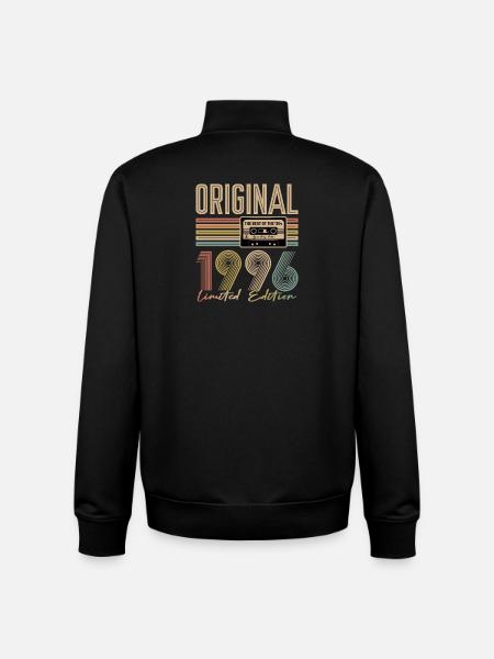 30th birthday, 30 years - Unisex Organic Zip Sweatshirt by Stanley/Stella - black