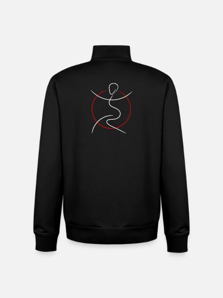 Dance & Kampfsport - Unisex Organic Zip Sweatshirt von Stanley/Stella - Schwarz