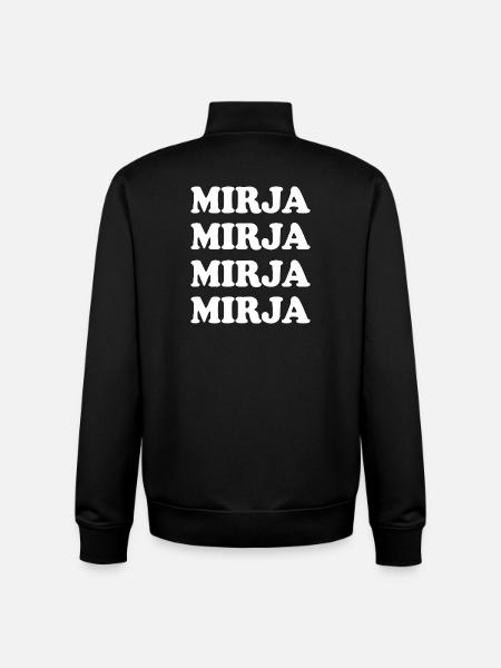 Mirja als Vorname - Unisex Organic Zip Sweatshirt von Stanley/Stella - Schwarz