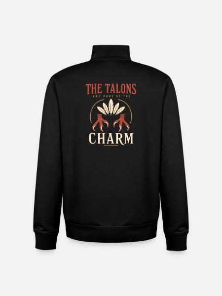 Harpy Greek Mythology Fantasy Monster - Unisex Organic Zip Sweatshirt by Stanley/Stella - black