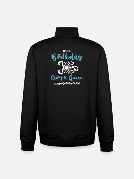 Sternzeichen Skorpion - Unisex Organic Zip Sweatshirt von Stanley/Stella - Schwarz