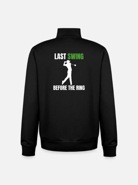 Golf-Junggesellenabschied - Unisex Organic Zip Sweatshirt von Stanley/Stella - Schwarz