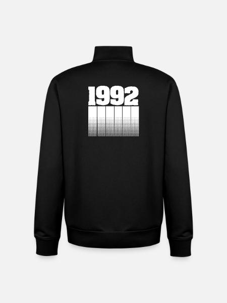1992 - Unisex Organic Zip Sweatshirt by Stanley/Stella - black