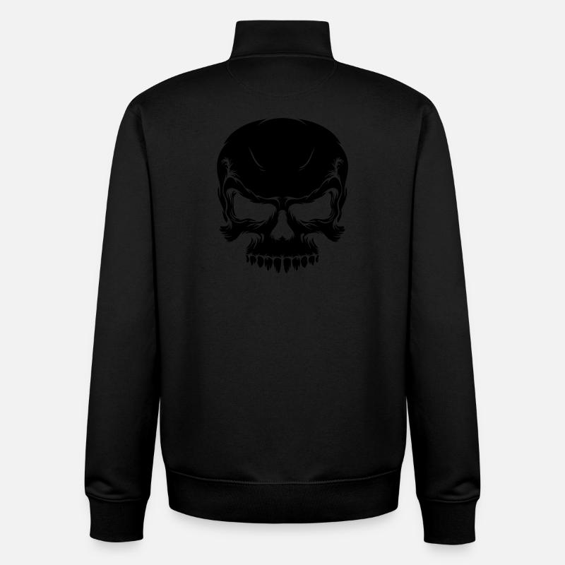 blutfleck - blood - blut - Unisex Organic Zip Sweatshirt von Stanley/Stella - Schwarz