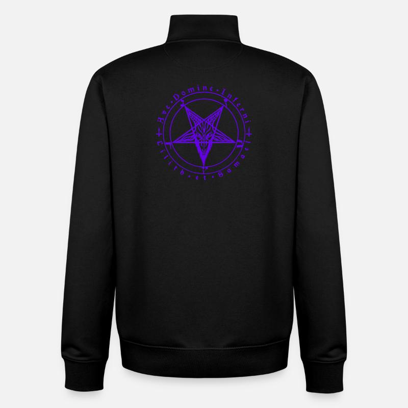 Baphomet Sigil - Unisex Organic Zip Sweatshirt von Stanley/Stella - Schwarz