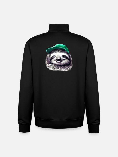 Paresse - Sweat zippé unisexe en coton bio Stanley/Stella - noir