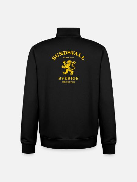 SUNDSVALL Sverige Sweden - Unisex Organic Zip Sweatshirt by Stanley/Stella - black
