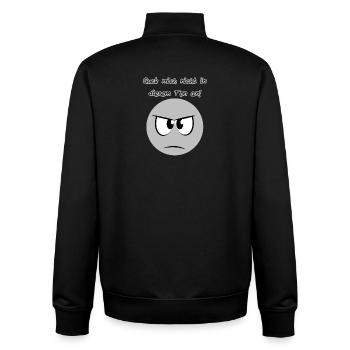 Nicht in diesem Ton - Unisex Organic Zip Sweatshirt von Stanley/Stella - Schwarz - Hinten - AI Model Male 185 light (185cm)