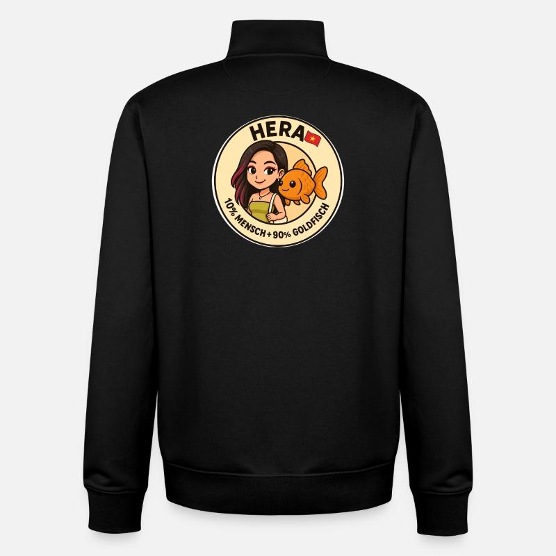 Hera - Unisex Organic Zip Sweatshirt by Stanley/Stella - black