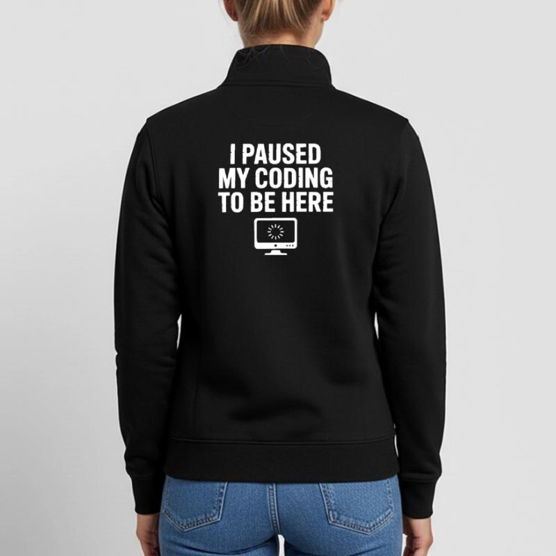 Funny programming quotes and debugging humor Unisex Organic Zip Sweatshirt by Stanley/Stella