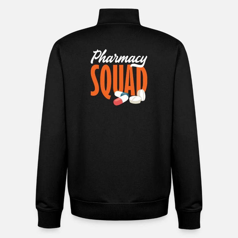 Apotheker Pharmazeutisch-technischer - Unisex Organic Zip Sweatshirt von Stanley/Stella - Schwarz