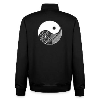 Ingénieur en apprentissage automatique, apprentissage profond et IA - Sweat zippé unisexe en coton bio Stanley/Stella - noir - Dos - AI Model Male 185 light (185cm)