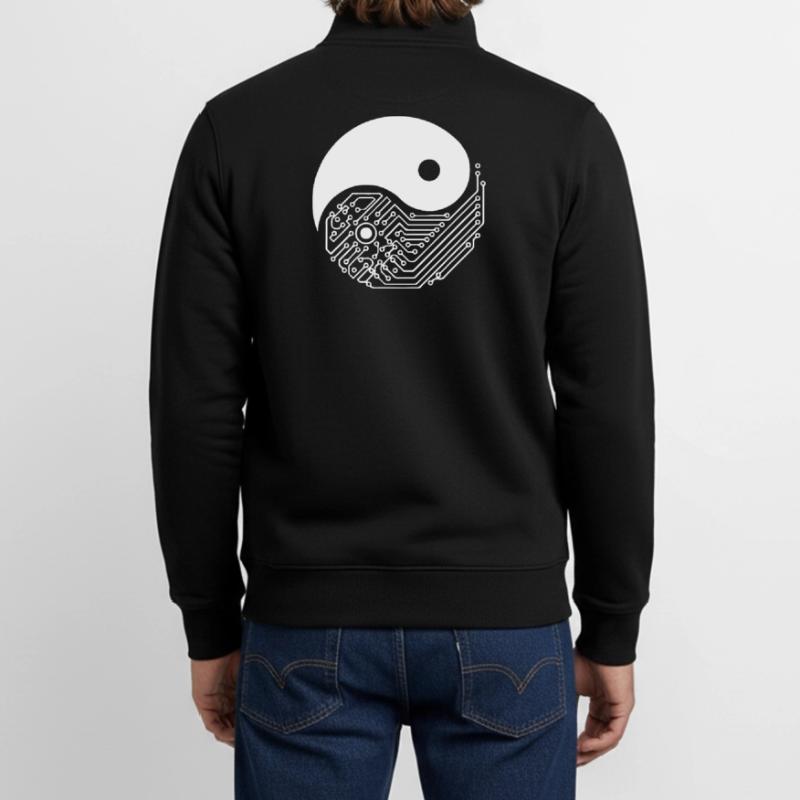 Machine Learning Deep Learning und KI-ML-Ingenieur Unisex Organic Zip Sweatshirt von Stanley/Stella