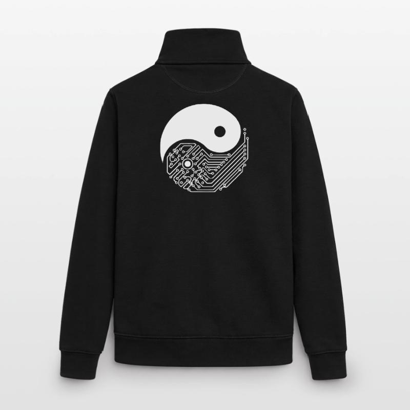 Machine Learning Deep Learning und KI-ML-Ingenieur Unisex Organic Zip Sweatshirt von Stanley/Stella