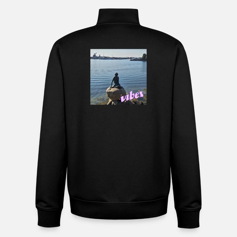 Ausstrahlung - Unisex Organic Zip Sweatshirt von Stanley/Stella - Schwarz