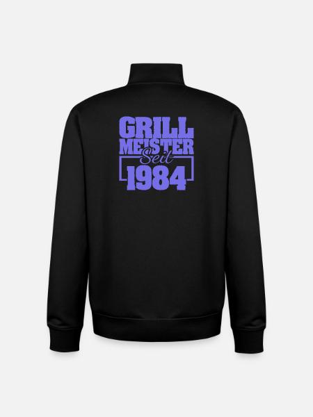 Grillbesteck 1984 - Unisex Organic Zip Sweatshirt von Stanley/Stella - Schwarz