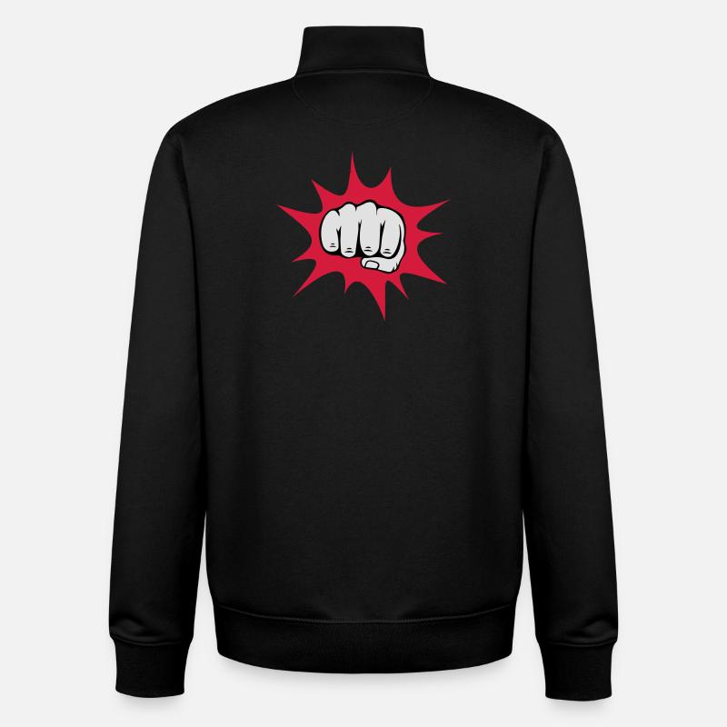 6061912 121799990 Faust - Unisex Organic Zip Sweatshirt von Stanley/Stella - Schwarz
