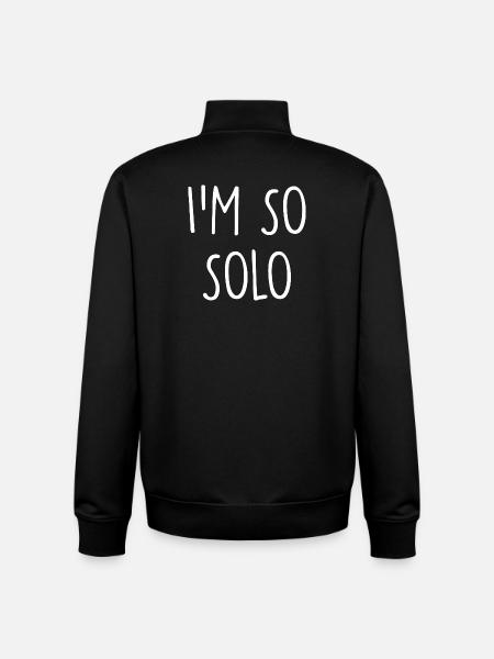 Solo - Unisex Organic Zip Sweatshirt by Stanley/Stella - black