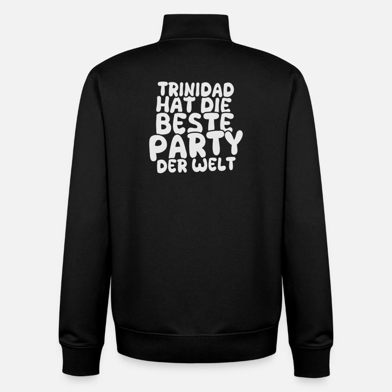 Cadeau pour Trinité - Sweat zippé unisexe en coton bio Stanley/Stella - noir