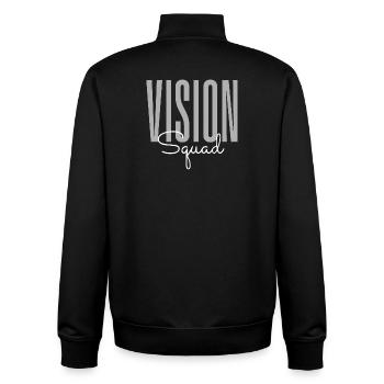 Vision Squad - Sweat zippé unisexe en coton bio Stanley/Stella - noir - Dos - AI Model Male 185 light (185cm)