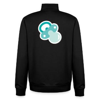 Pacifier - Unisex Organic Zip Sweatshirt by Stanley/Stella - black - Back - AI Model Male 185 light (185cm)
