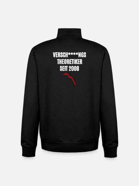 Verschwörungstheoretiker Wirtschaft - Unisex Organic Zip Sweatshirt von Stanley/Stella - Schwarz