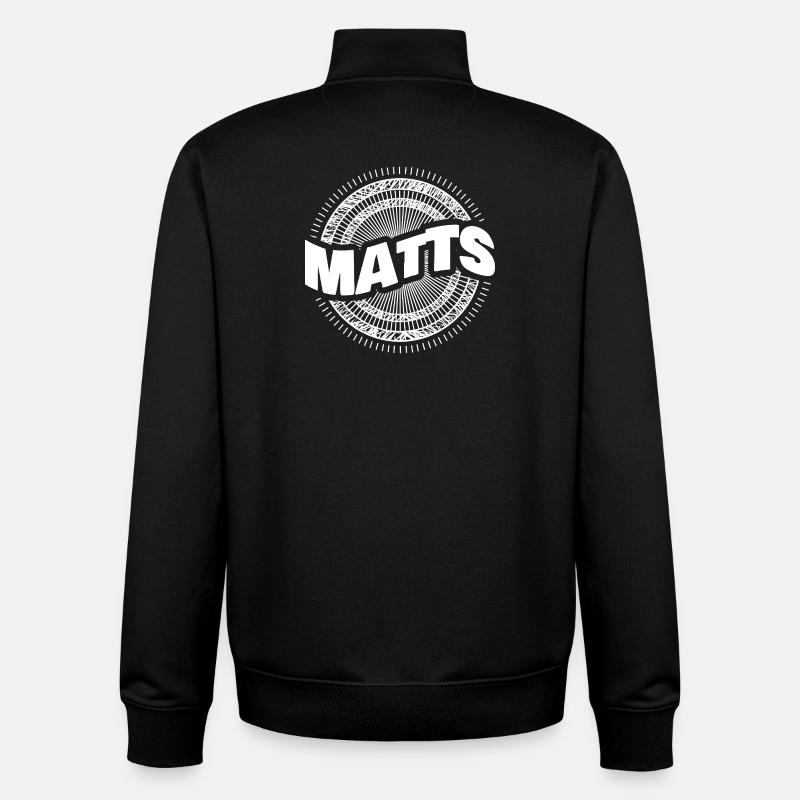 Matts - Unisex Organic Zip Sweatshirt by Stanley/Stella - black