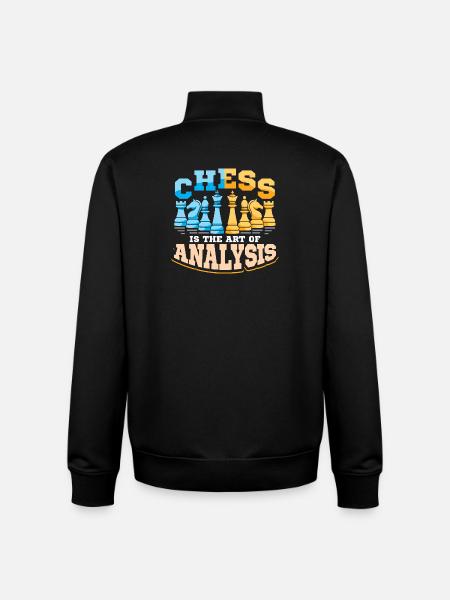 Échiquier des joueurs d’échecs - Sweat zippé unisexe en coton bio Stanley/Stella - noir