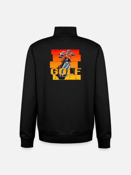 Golfsport - Unisex Organic Zip Sweatshirt von Stanley/Stella - Schwarz