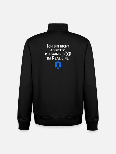Farm XP Im Real Life - Unisex Organic Zip Sweatshirt von Stanley/Stella - Schwarz