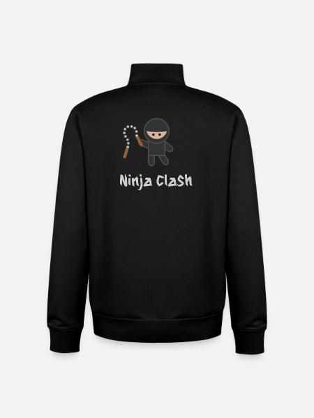 Ninja Fight Sport MMA - Unisex Organic Zip Sweatshirt by Stanley/Stella - black