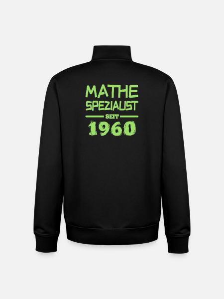 Math 1960 - Unisex Organic Zip Sweatshirt by Stanley/Stella - black