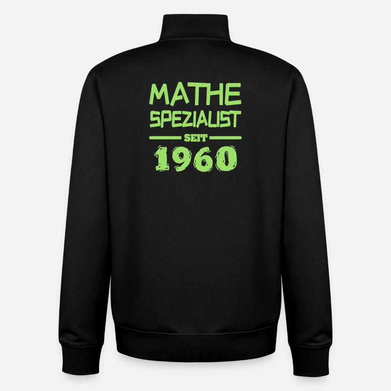 Math 1960 - Sweat zippé unisexe en coton bio Stanley/Stella - noir