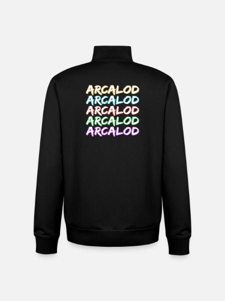 Gift for Arcalod - Unisex Organic Zip Sweatshirt by Stanley/Stella - black