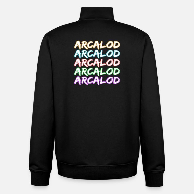 Gift for Arcalod - Unisex Organic Zip Sweatshirt by Stanley/Stella - black