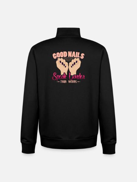 Nageldesigner Nageldesignerin Kosmetik Nagelstudio - Unisex Organic Zip Sweatshirt von Stanley/Stella - Schwarz