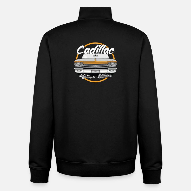Cadillac - Unisex Organic Zip Sweatshirt von Stanley/Stella - Schwarz