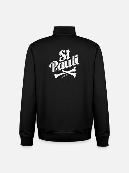 Hamburg - St. Pauli - St Pauli - 1910 Sankt Pauli - Unisex Organic Zip Sweatshirt by Stanley/Stella - black