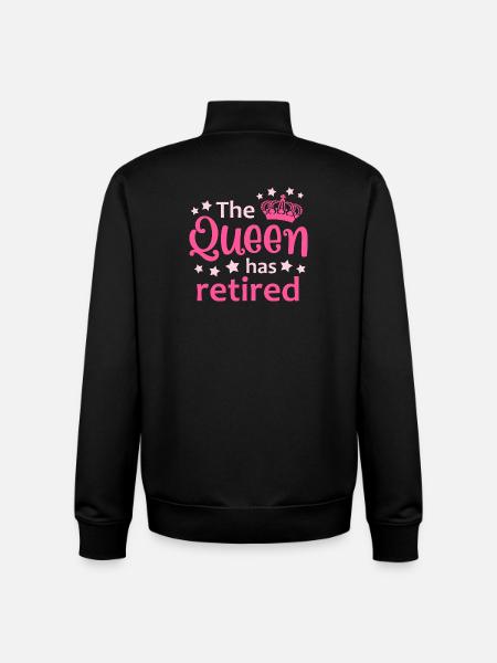 Rente Ruhestand Rentnerin - Unisex Organic Zip Sweatshirt von Stanley/Stella - Schwarz