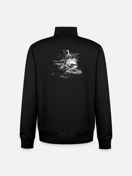 Space - Unisex Organic Zip Sweatshirt by Stanley/Stella - black