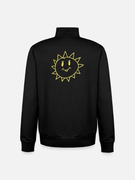 Sun - Unisex Organic Zip Sweatshirt by Stanley/Stella - black