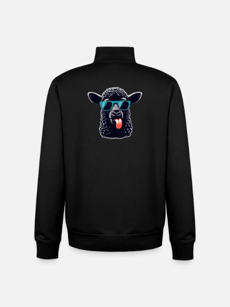 Black Sheep - Unisex Organic Zip Sweatshirt by Stanley/Stella - black