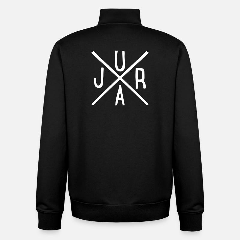 loi - Sweat zippé unisexe en coton bio Stanley/Stella - noir
