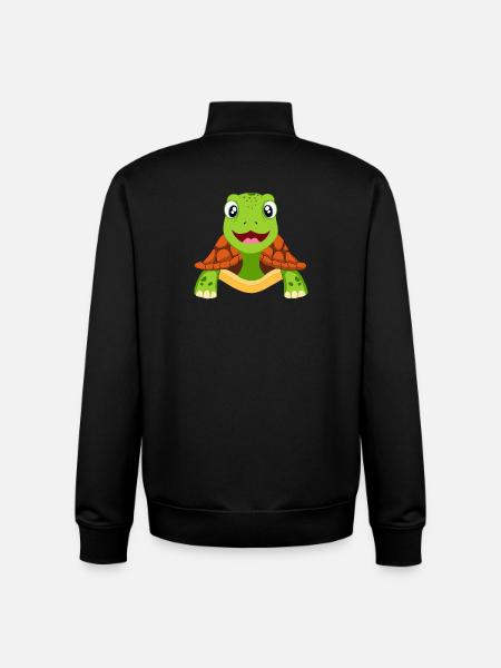 Turtle Turtles - Unisex Organic Zip Sweatshirt by Stanley/Stella - black