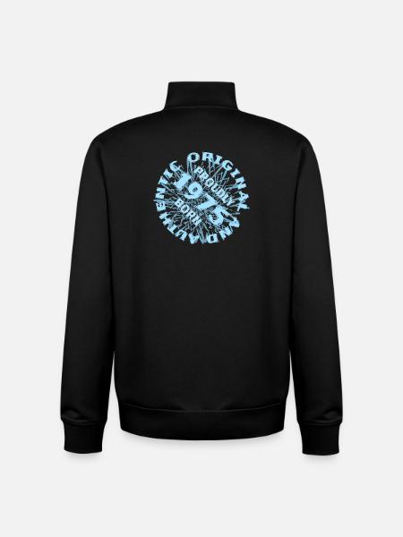 Pitch 1975 - Unisex Organic Zip Sweatshirt by Stanley/Stella - black