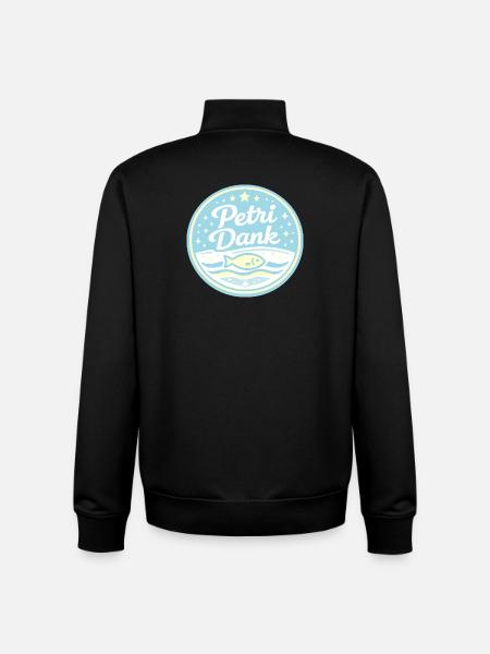 Petri Dank Meerwelle - Unisex Organic Zip Sweatshirt von Stanley/Stella - Schwarz