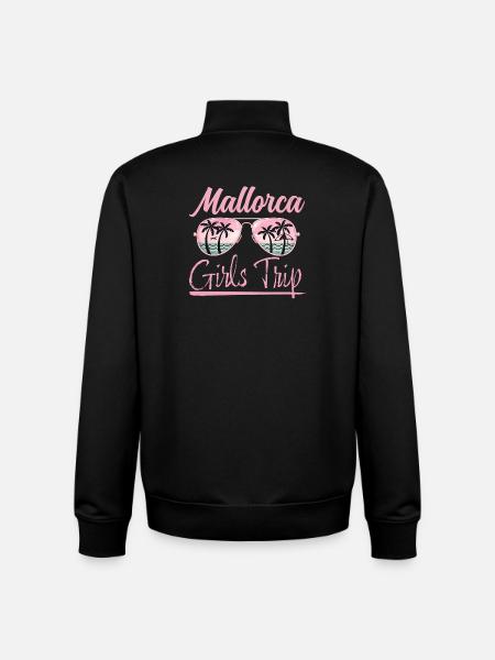 Mallorca, Girls Trip - Unisex Organic Zip Sweatshirt by Stanley/Stella - black