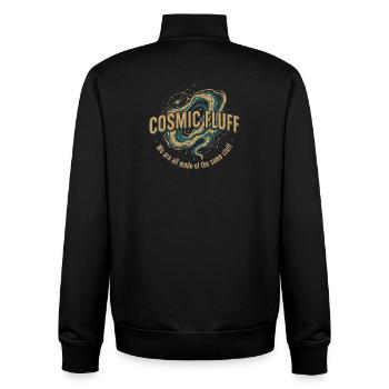 Cosmic Fluff - Unisex Organic Zip Sweatshirt von Stanley/Stella - Schwarz - Hinten - AI Model Male 185 light (185cm)
